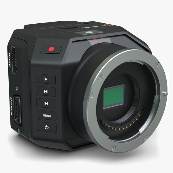 3d blackmagic micro camera model