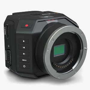 3d blackmagic micro camera model