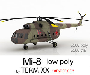 3ds helicopter mi-8