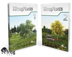 xfrogplants plant flowers 3d max