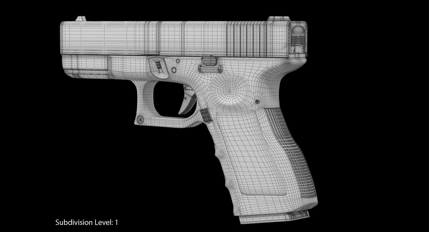 3d model glock 19