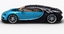 3d 2017 bugatti chiron model