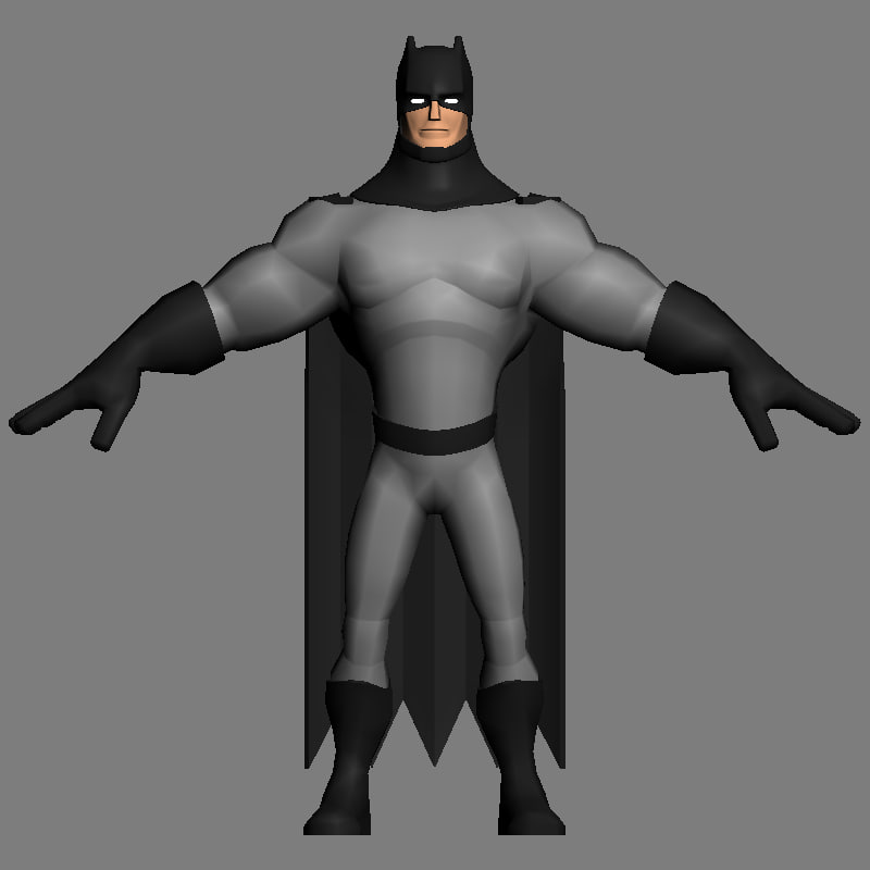 3d Model Cartoon Super Hero