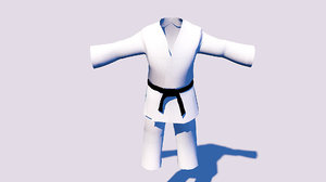 karategi karate kimono 3d c4d
