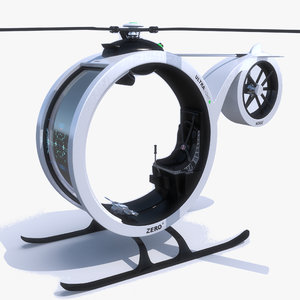 zero helicopter video 3d max