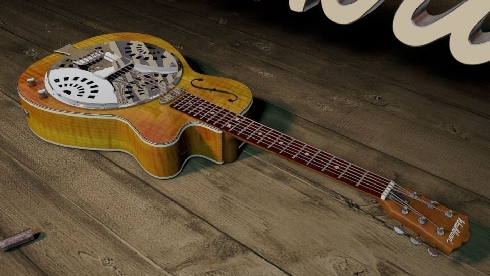 washburn r45rce resonator guitar