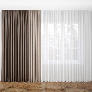 3d max curtain