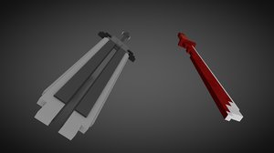 swords 3d model