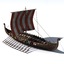 3d model viking vikingboat