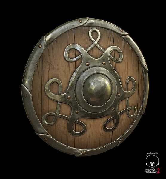 viking shield - game ready
