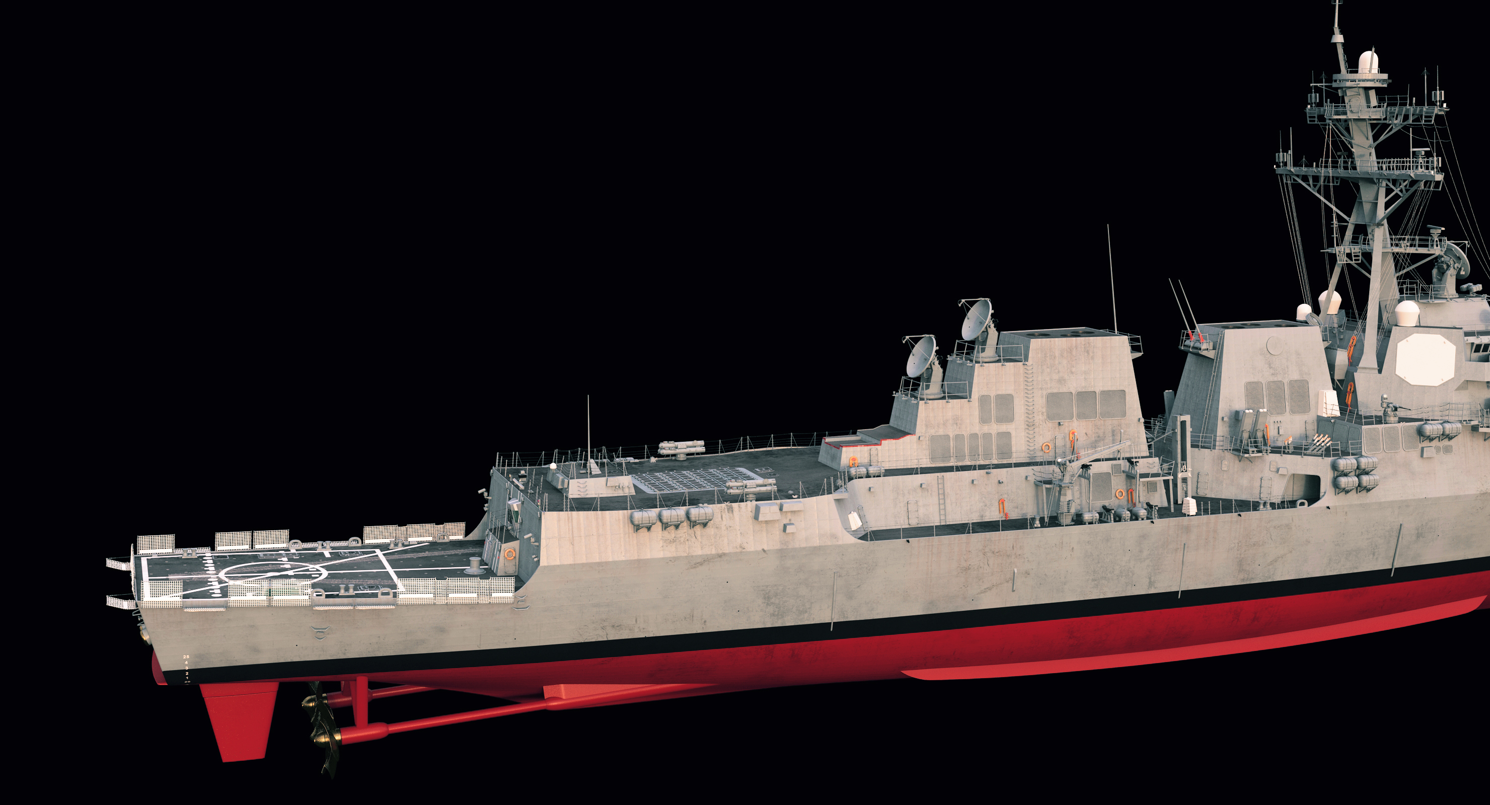 uss ddg 109 3d model