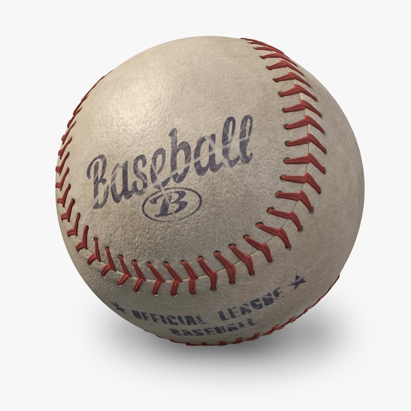 Бейсбол 3. 3d Baseball. Мяч MTL. Spalding Baseball 1940.