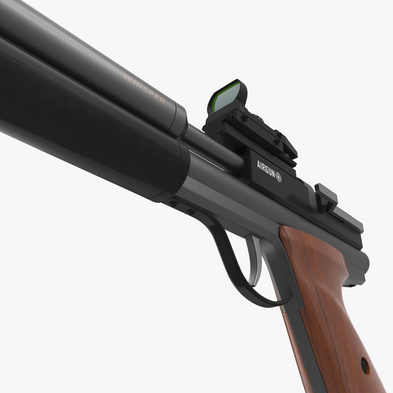 3d model of air gun pistol