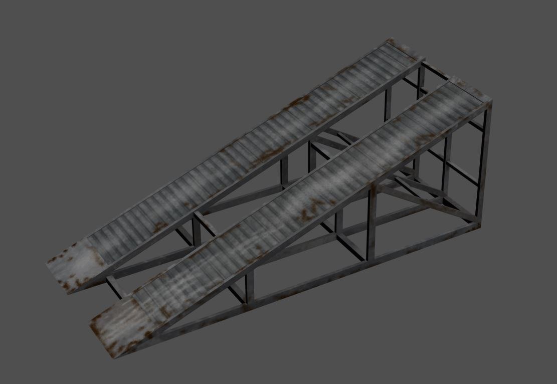 3d model ramp racing