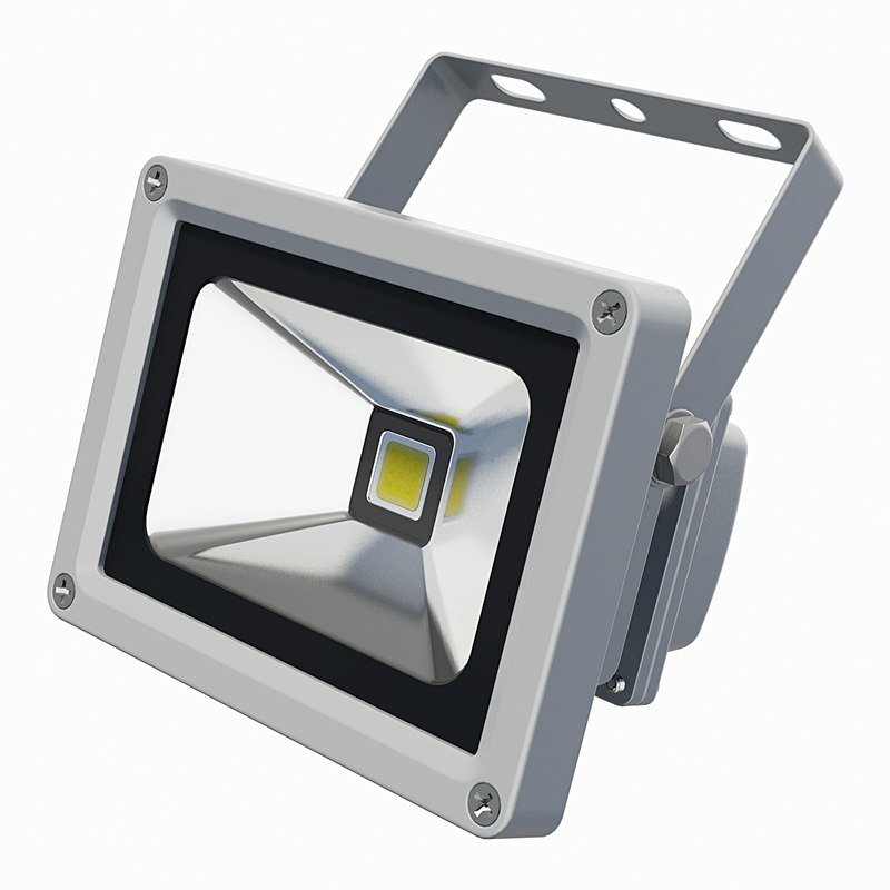 3d model led flood light