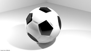 soccer ball 3d obj