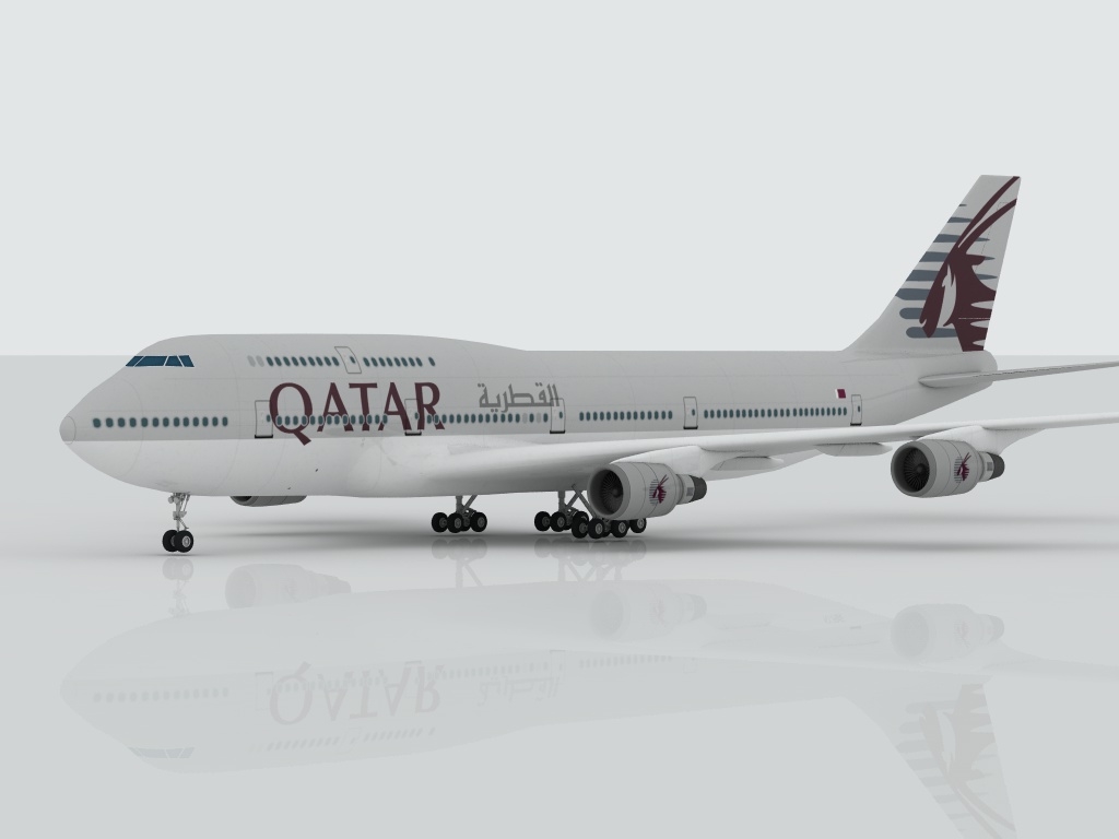 qatar airplane toy