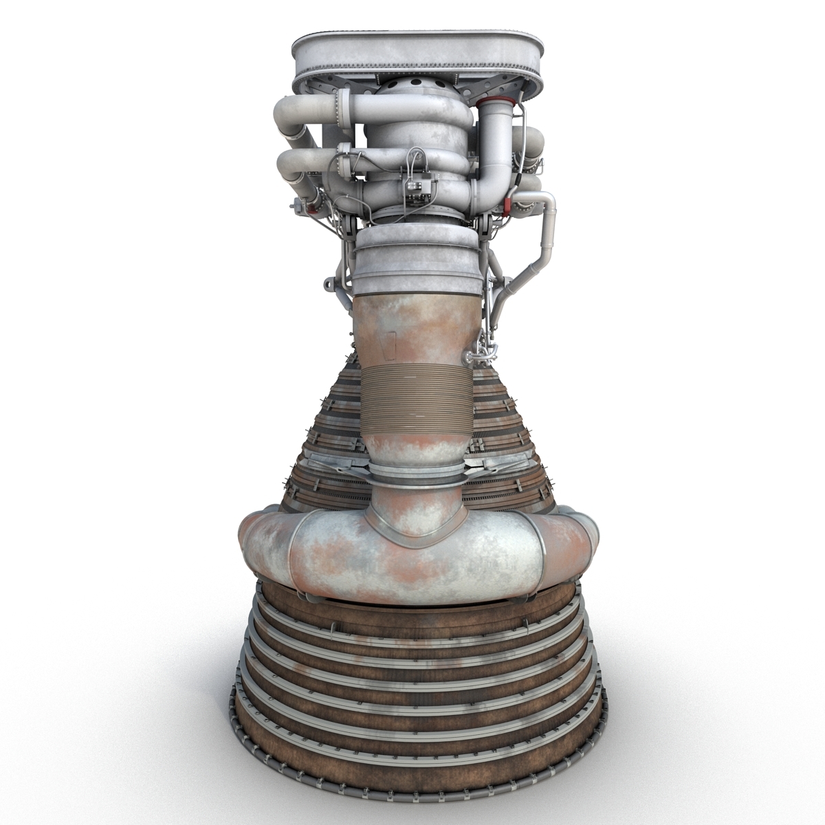 rocket engines 3d c4d