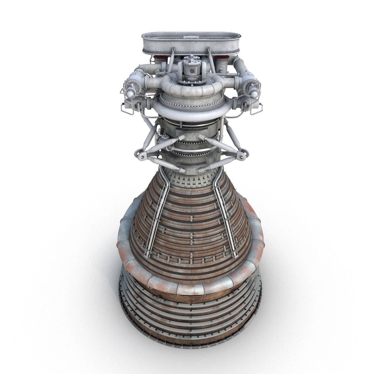 Rocket Engines 3d C4d