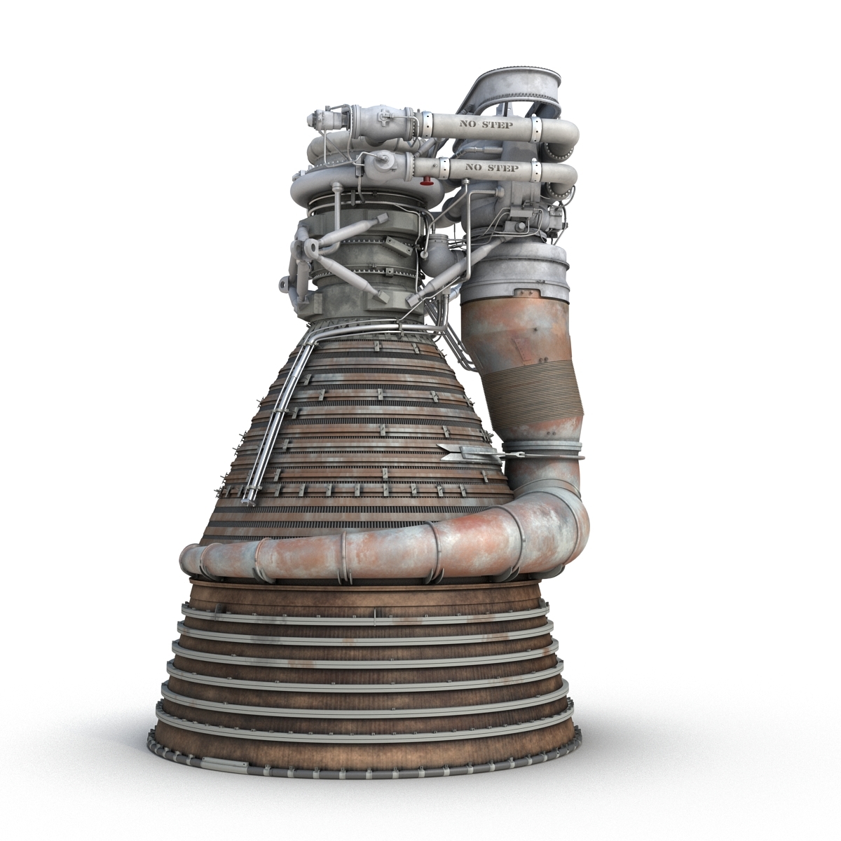 Rocket Engines 3d C4d