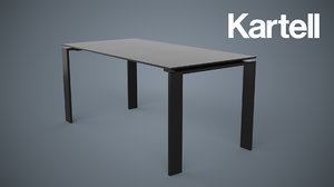 3d model of kartell table