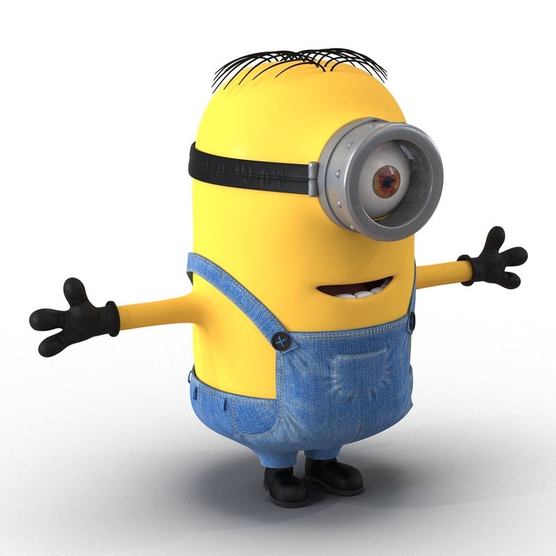 short eyed minion c4d