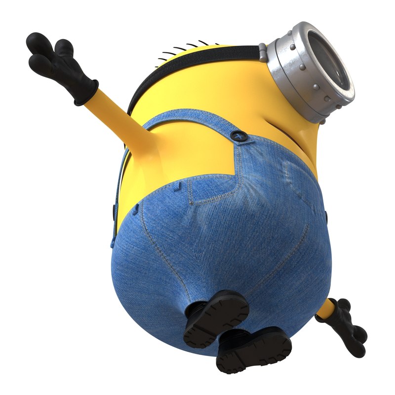 short eyed minion c4d