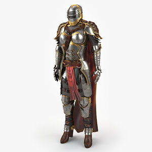 3d women s medieval armor