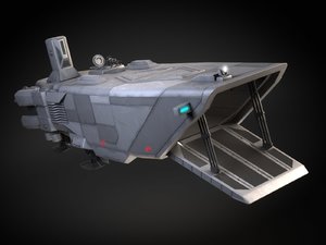 star wars transporter 3d model
