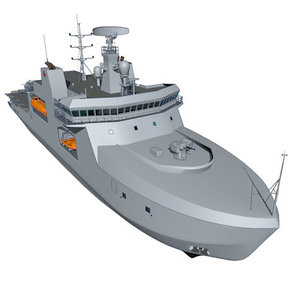 3d model arctic patrol ship