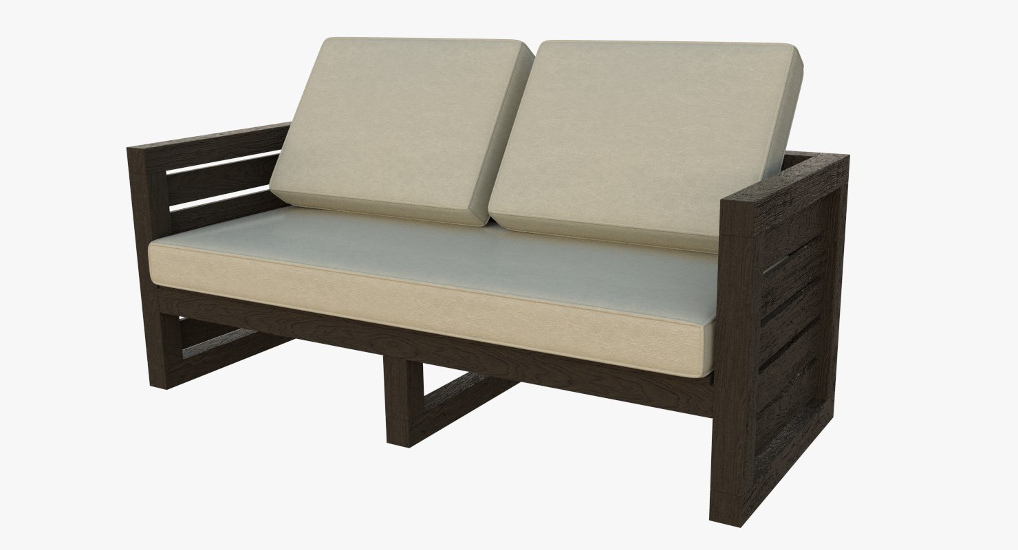 3d outdoor sofa model