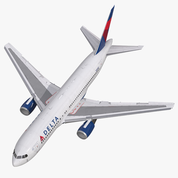 3d boeing 767-200 er airliner model