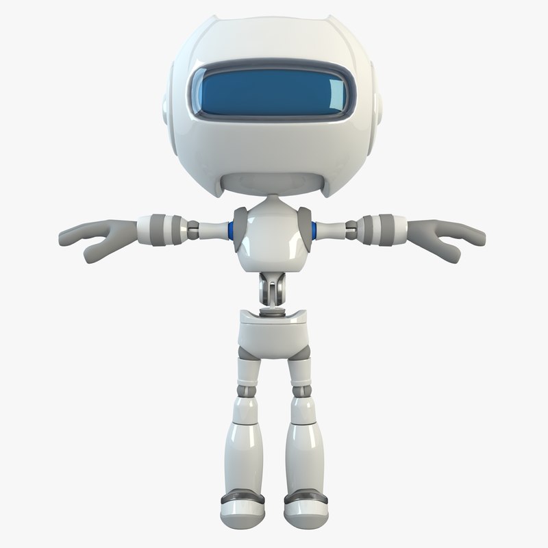 robot bot 3d model