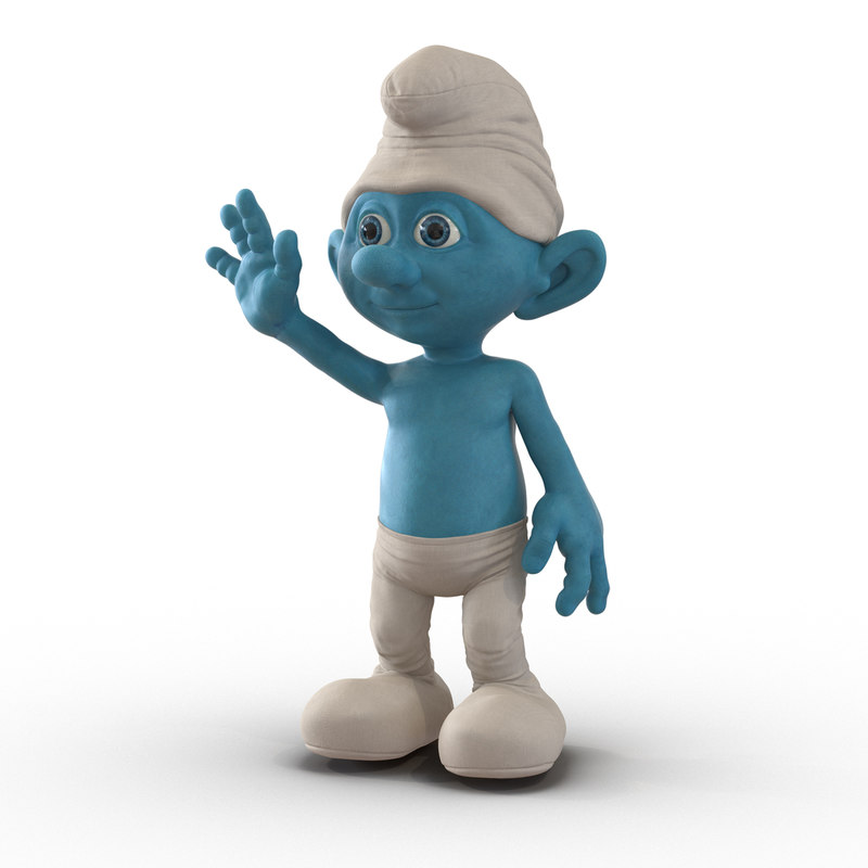 3d smurf pose 2