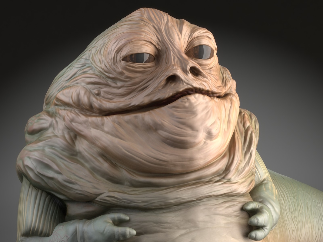 star wars jabba 3d c4d