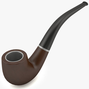 pipe smoking 3d model