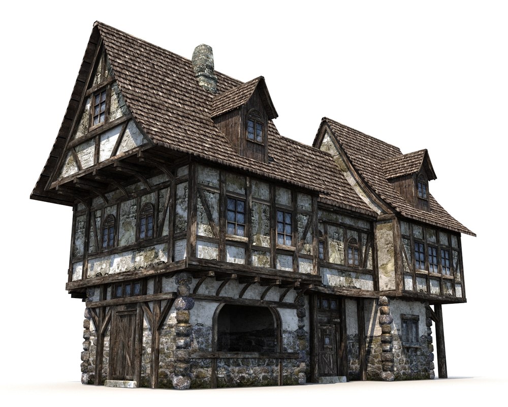 imedieval house 3di max