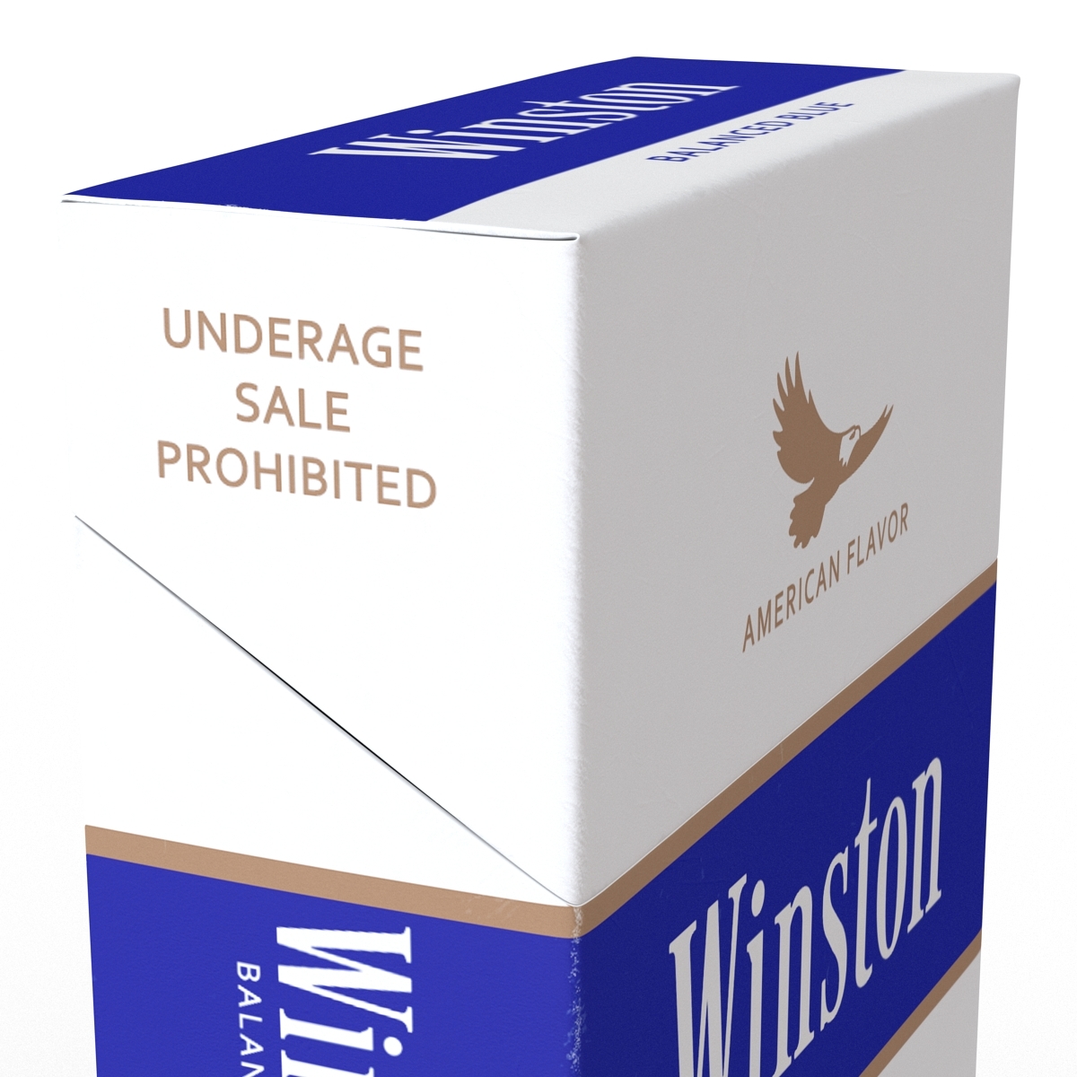 cigarettes winston 3d model