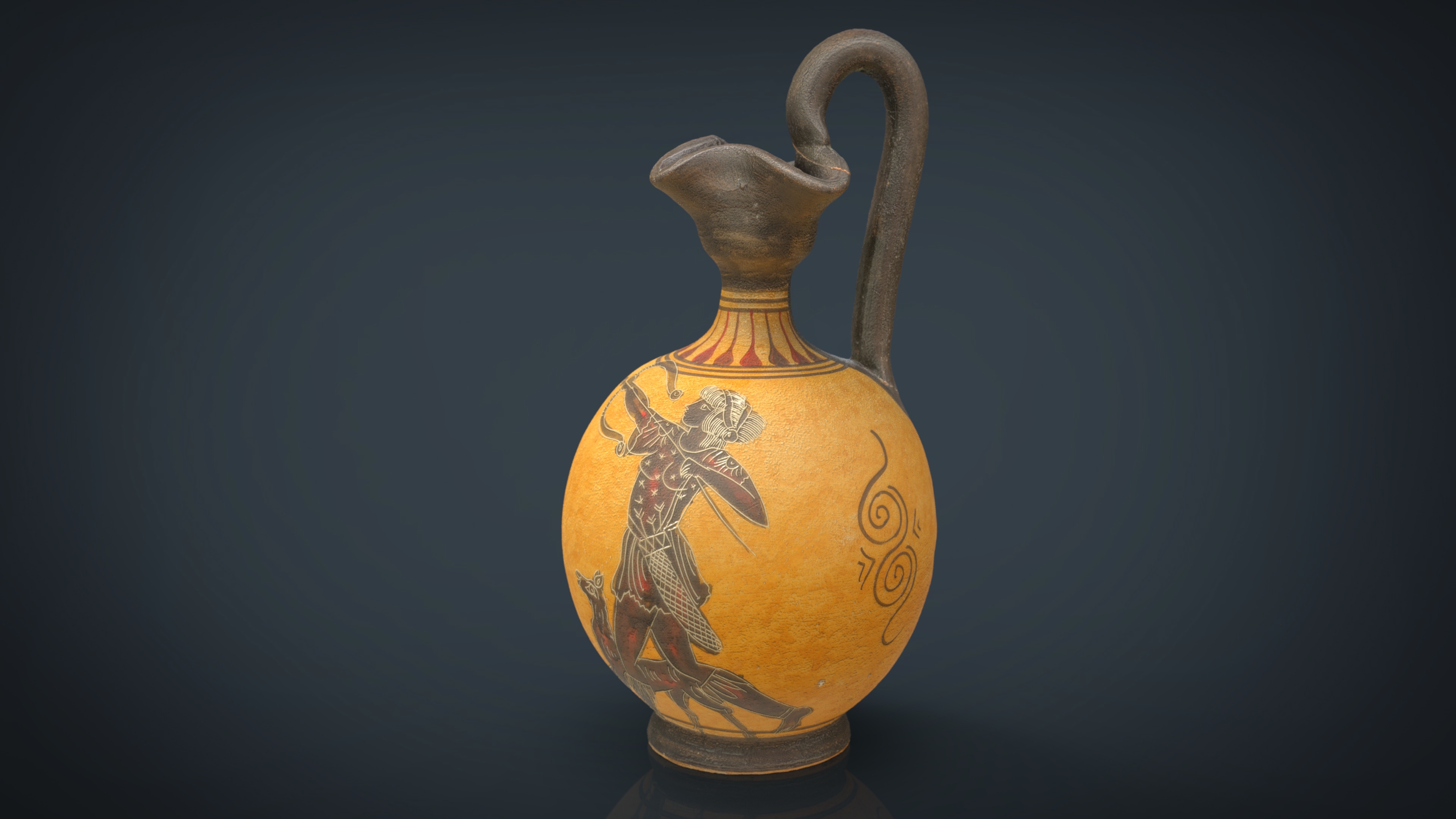 希腊花瓶53d模型