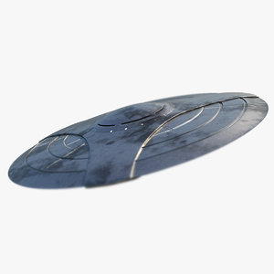 3d ufo flying saucer model