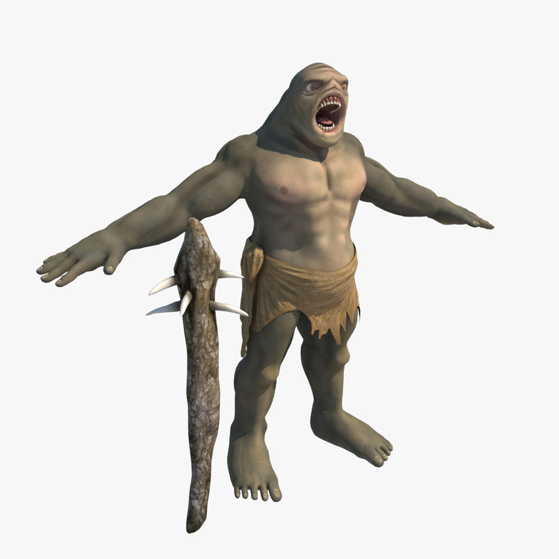 troll monster 3d model