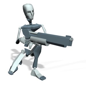 Soldier gun crouch idle