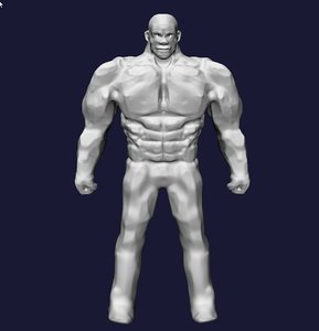 3d strong guy model