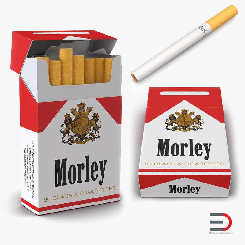 3d model cigarettes morley