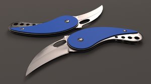 knife blade 3d max