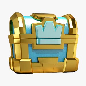 clash crown chest 3d model