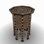 3d model of moroccan furniture turkish