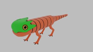 pit lizard character obj
