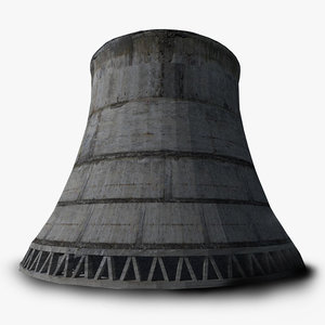 3d cooling tower nuclear model