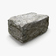 3d stone block